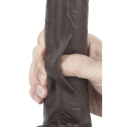 LoveToy SlidingSkin Gode Sliding Skin 17 x 4.2cm Marron
